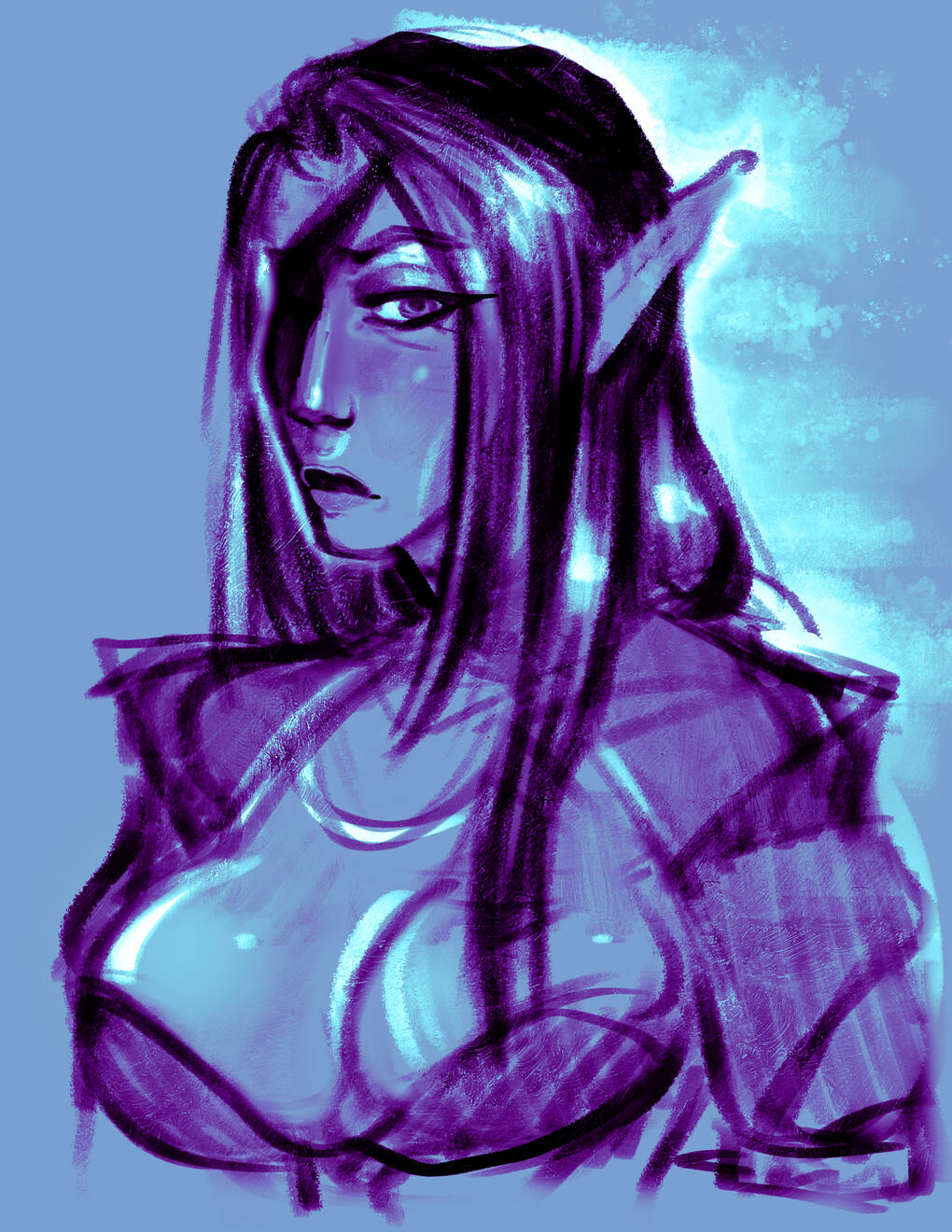 Celeste Sketch Portrait